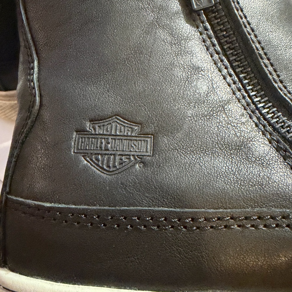 HARLEY DAVIDSON Women's Silvana Casual Sneakers - Black 9.5 - Picture 6 of 8